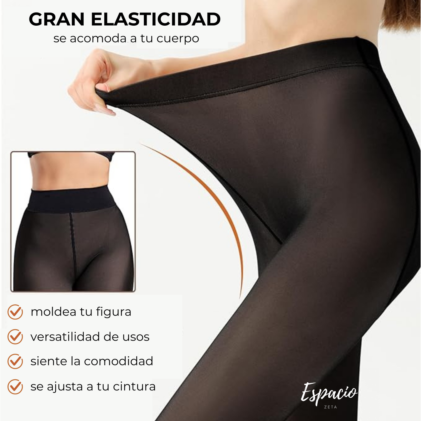 Panty Con Polar Efecto Piel