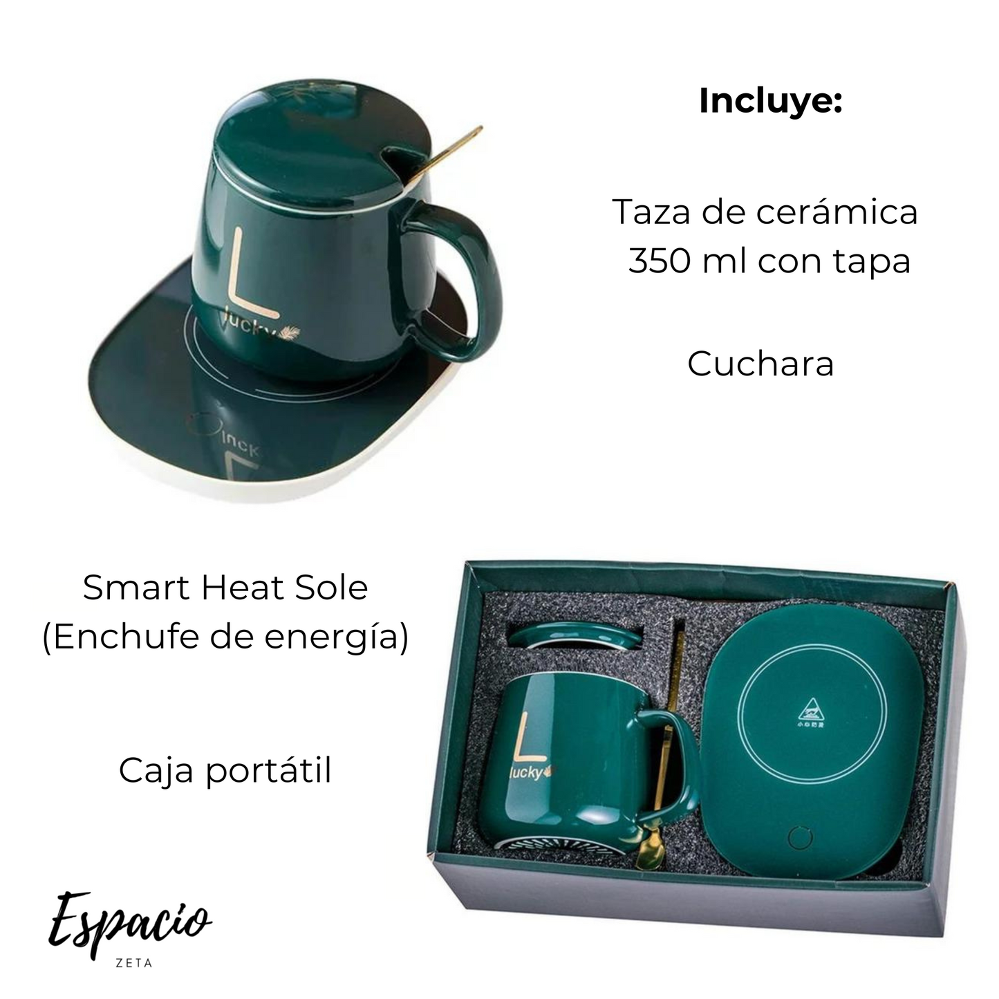 Taza Con Calentador Electrico